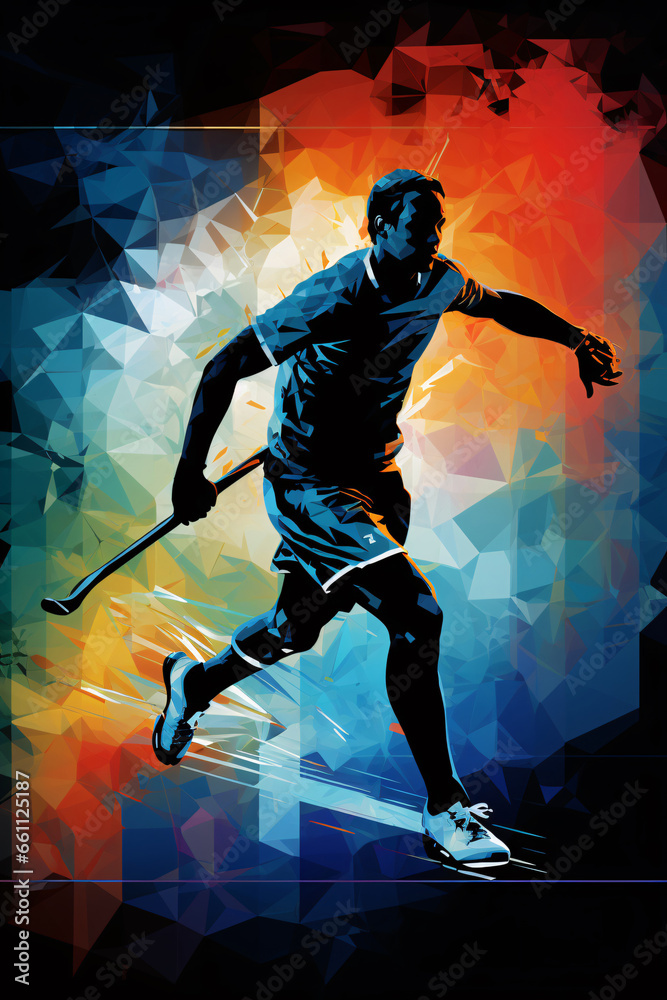 A Dynamic Tapestry of Athletes  Sports Background Featuring Diverse Players in Varied Disciplines