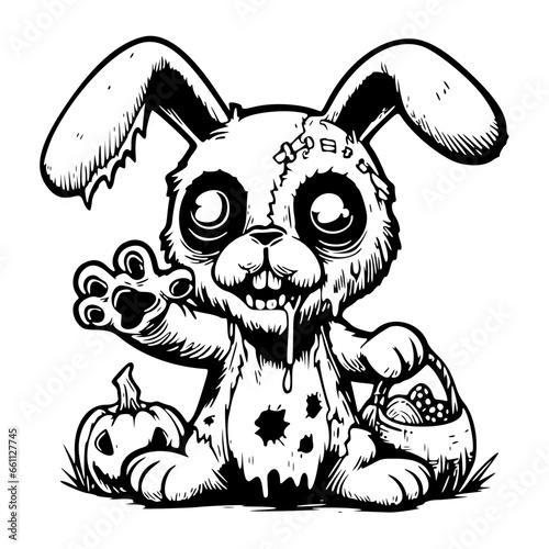 Zombie bunny 4