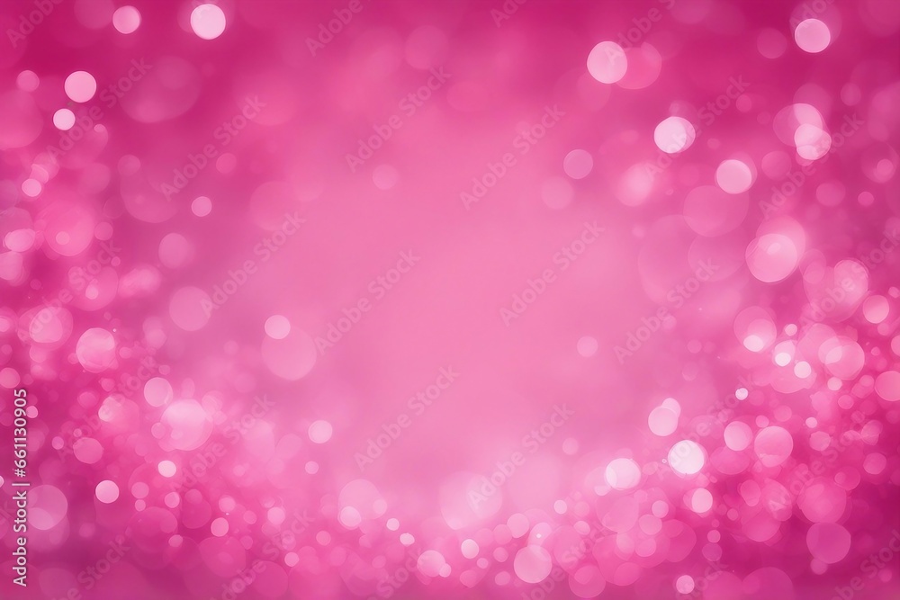 abstract background with bokeh decoration, shine, glow, glitter, soft