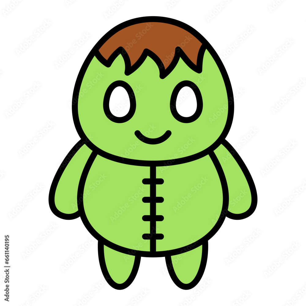 Fototapeta premium Cute Monster Icon