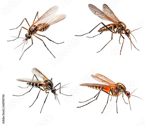 set of mosquito © ZipArt