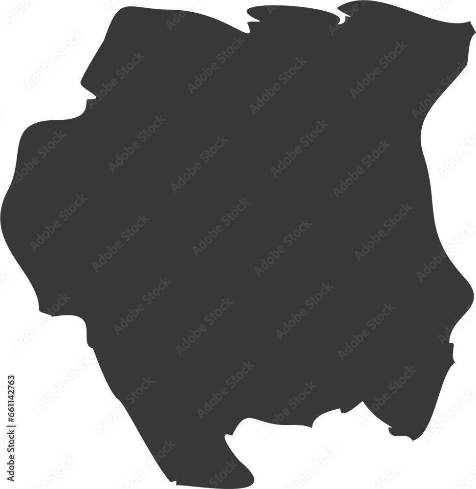 Suriname Map Flat Icon pictogram symbol visual illustration