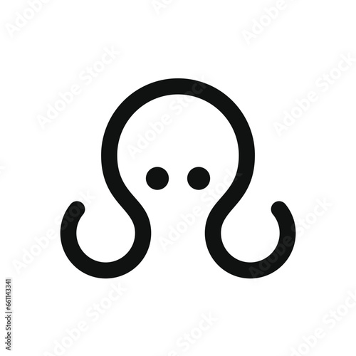 Squid  Octopus  Squid  Logo Design Template PNG and Vector with Transparent Background