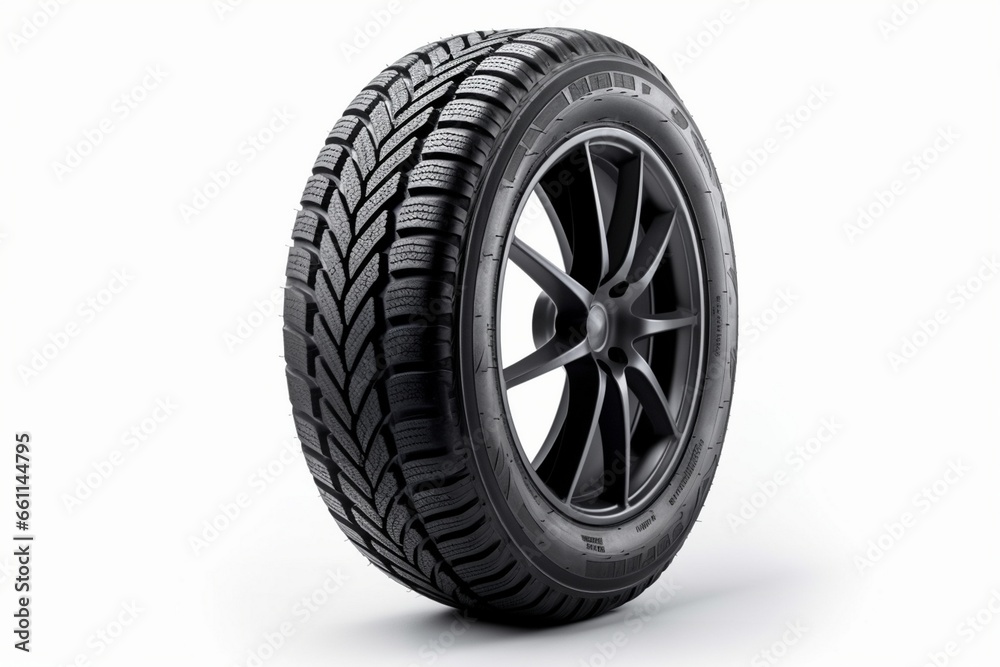 Rubber vehicle tire on white background, car tire isolated, car tire closeup, car tire in white background Rubber vehicle tire on white background, car tire isolated, car tire closeup, car tire in white background