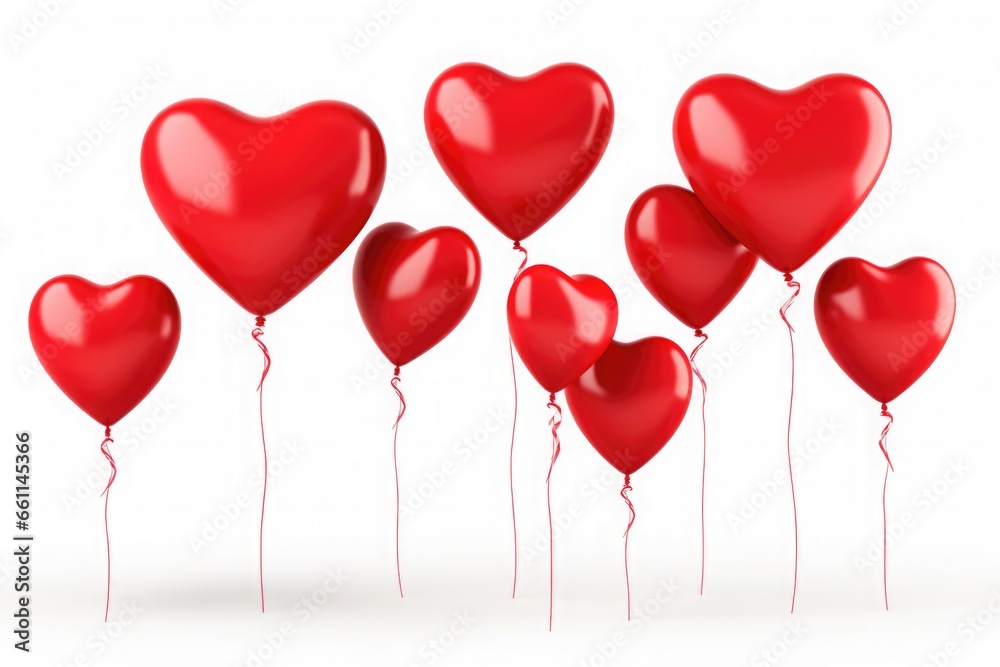  illustration of Valentine's hearts