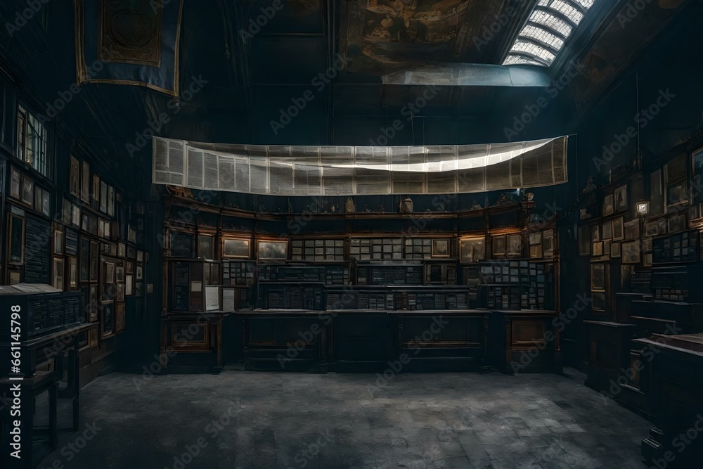 Interior of a factory, Generated using AI Interior of a factory, Generated using AI