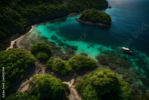 Tropical island, Generated using AI © HIFO ARTS