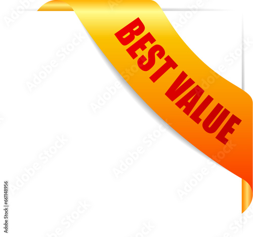Best value vector corner ribbon