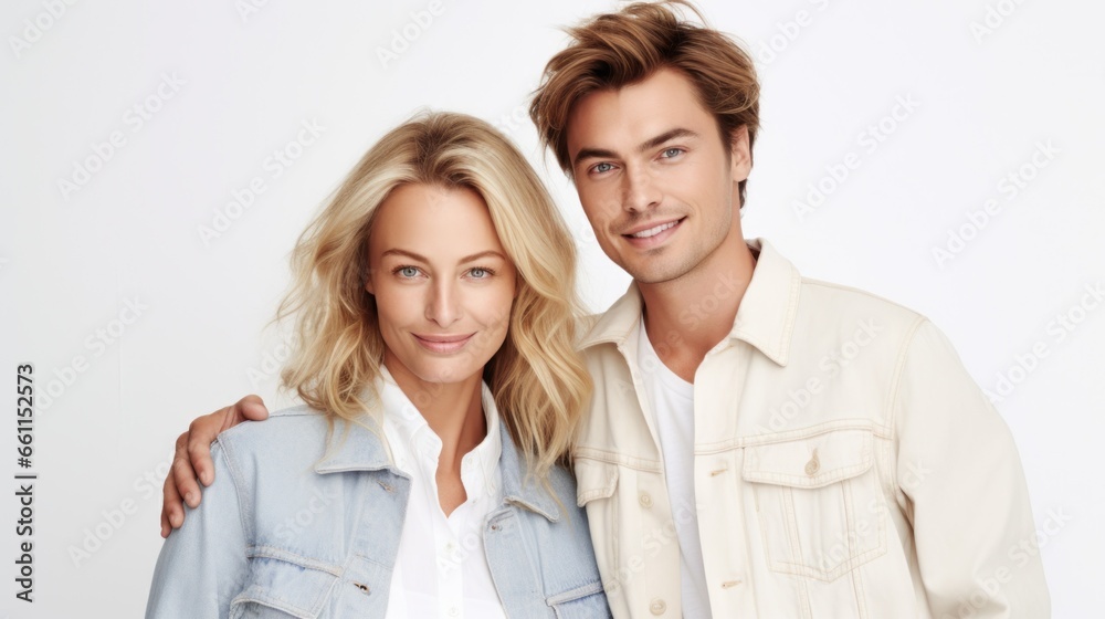 Blonde mother and young boy hugging and smiling Blonde mother and young boy hugging and smiling