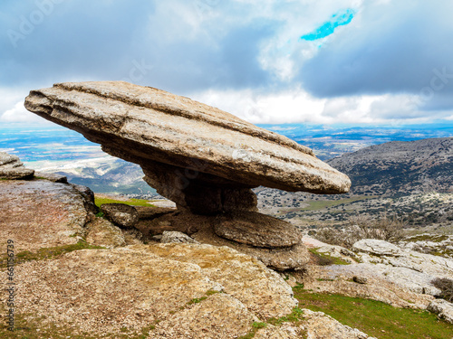 Limestone landscape in Torcal de Antequera, Spain