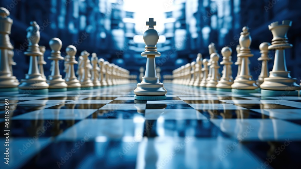 Elaborate chess board in pieces. Elaborate chess board in pieces.