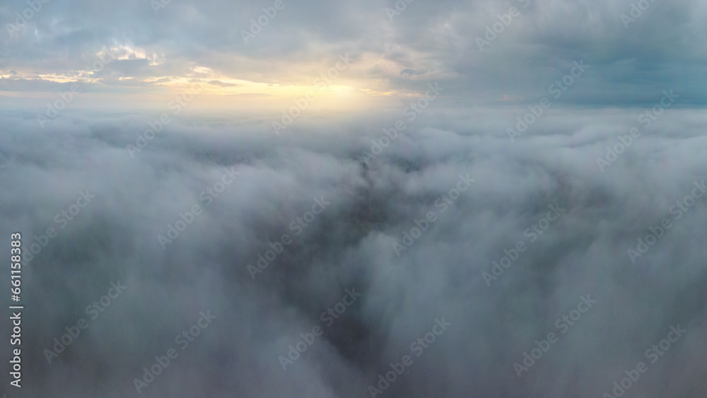 White thick and soft clouds floating White thick and soft clouds floating
