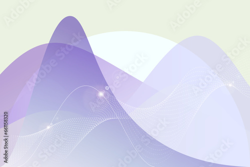 Diagrams, parabolas on blue-gray gradient vector background. illustration in abstract style. Modern presentation concept, background for your interface, advertising, text