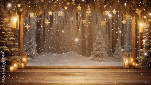 Christmas background for wish cards photo