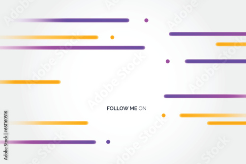abstract follow me background design vector illustration