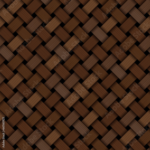 Bamboo woven pattern