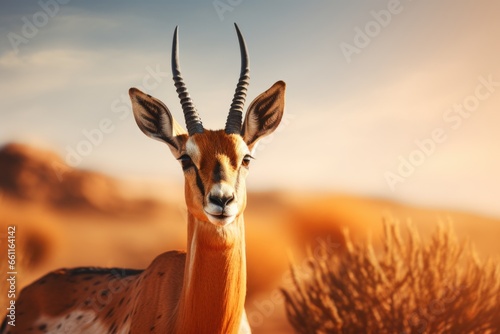 Graceful and majestic gazelle