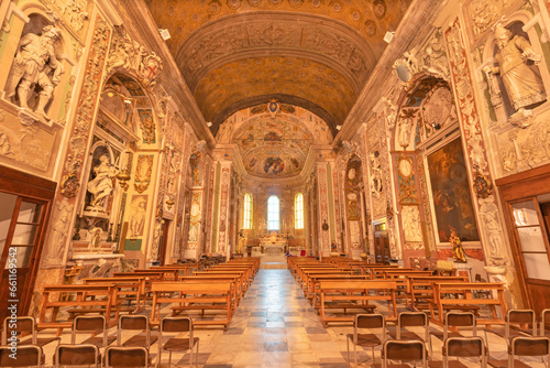GENOVA, ITALY - MARCH 8, 2023: The church Chiesa di San Rocco sopra Principe. 