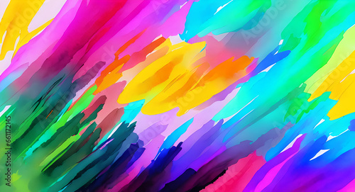 Abstract background with multicolored oil paints,Generative AI