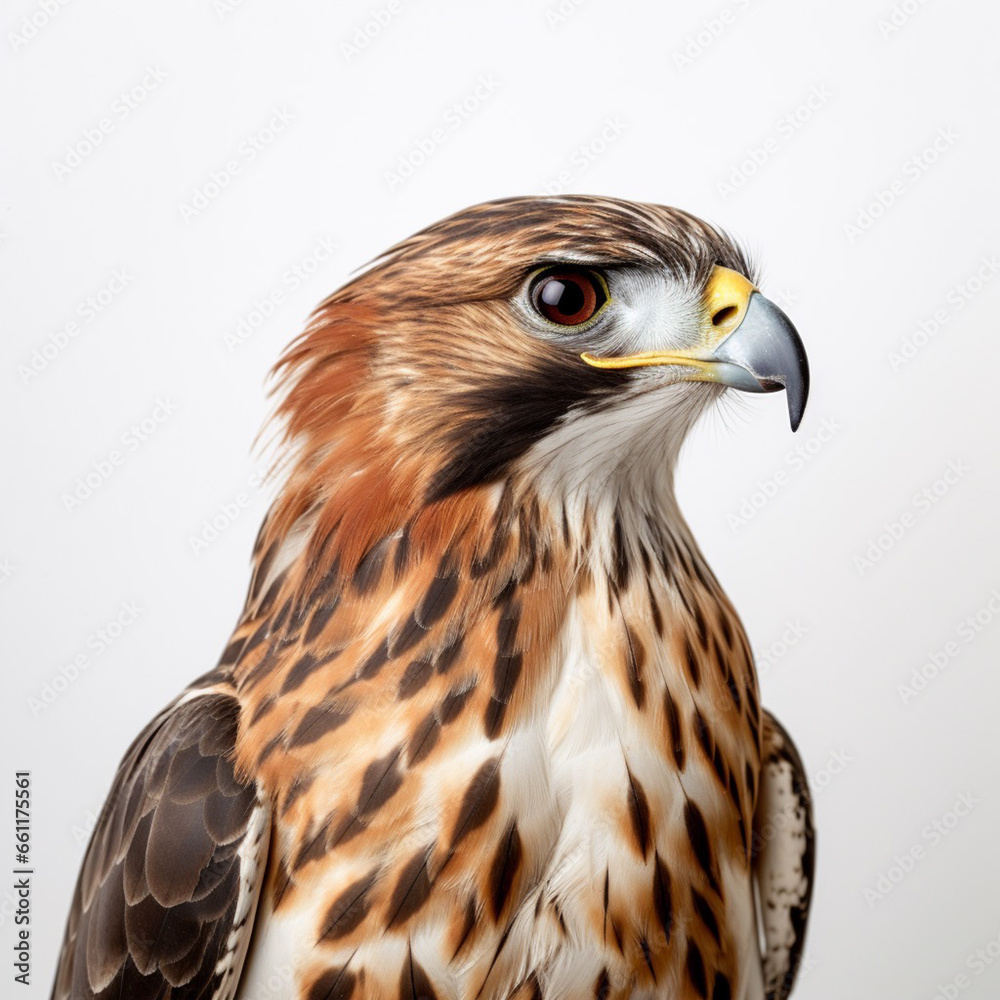 Portrait of a hawk, IA generated Portrait of a hawk, IA generated