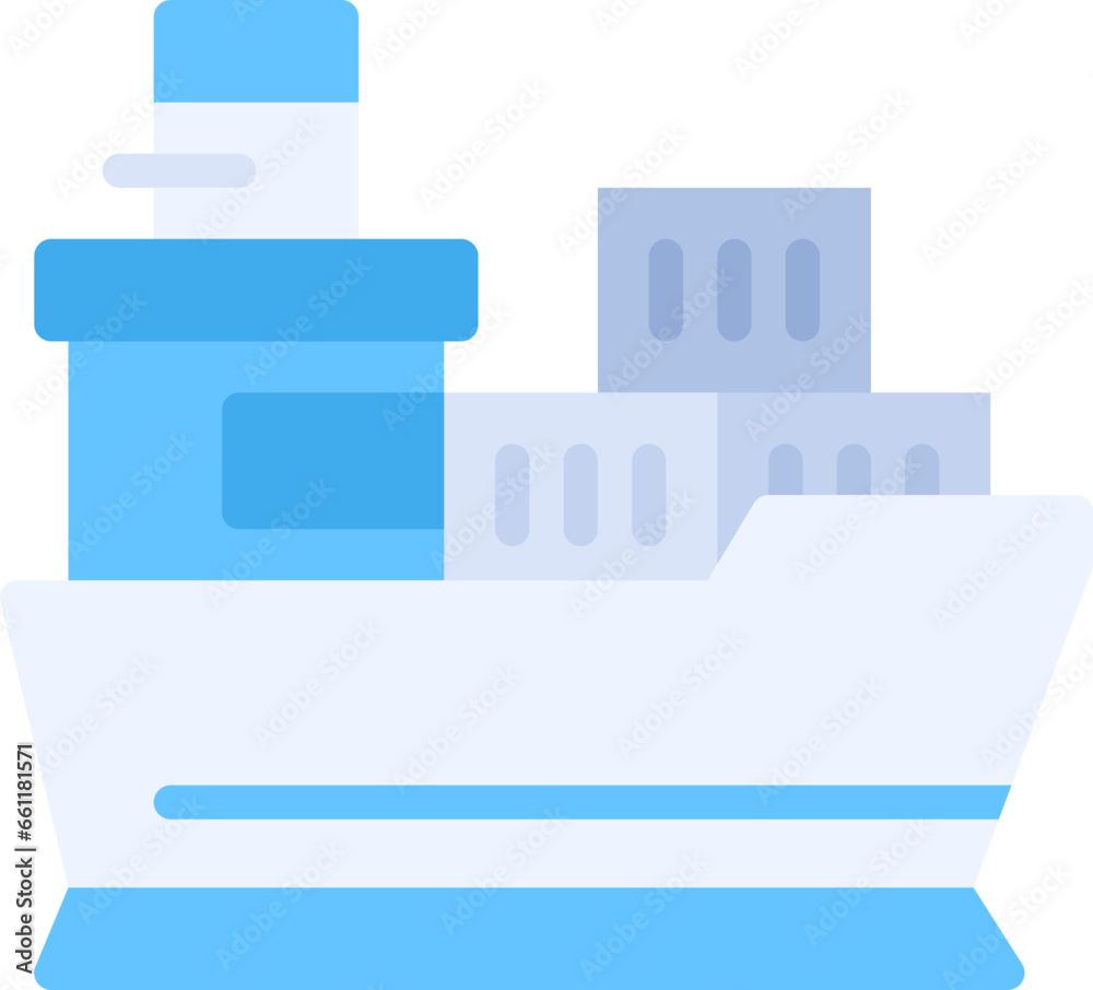 Cargo ship icon Cargo ship icon