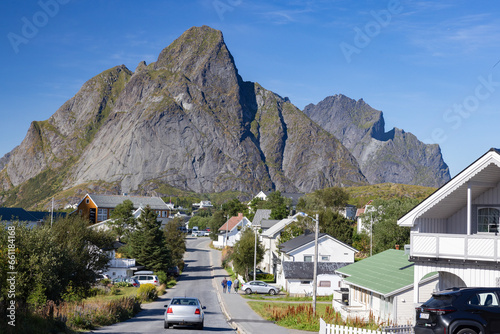 Gravdalsbukta - Reine is a settlement and fishing village in Moskenes municipality,Lofoten in Nordland county.,Norway,Europe	
 photo