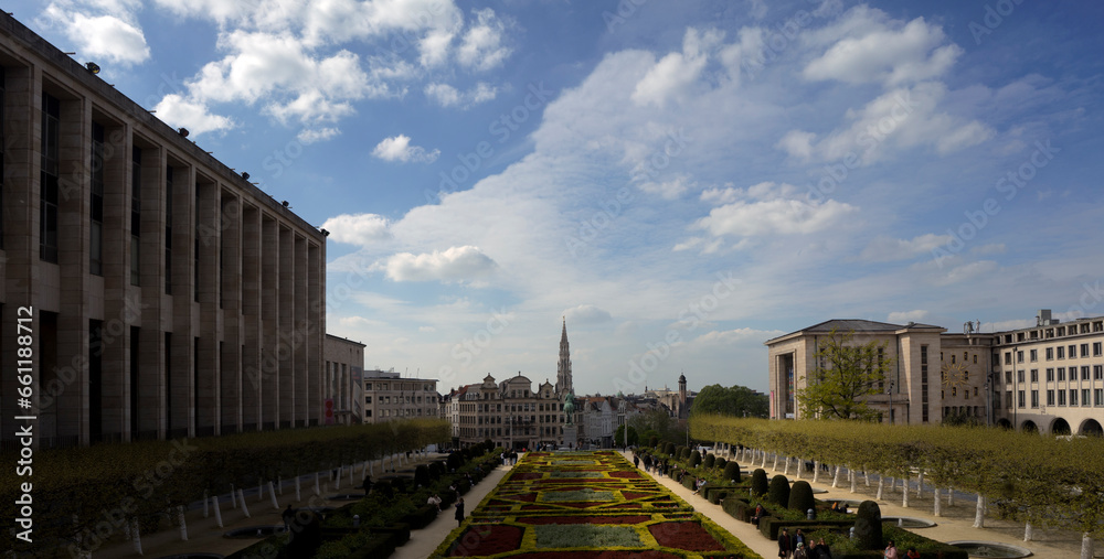 Gardens in Brussels city centre