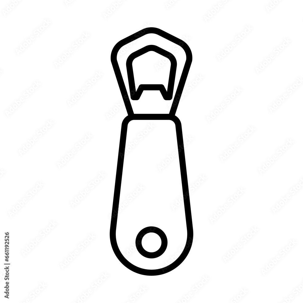 bottle opener icon in line bottle opener icon in line