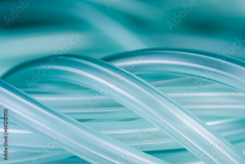 Vászonkép Oxygen tubing hose component for controlled delivery of medical-grade oxygen