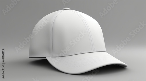 white baseball cap photo