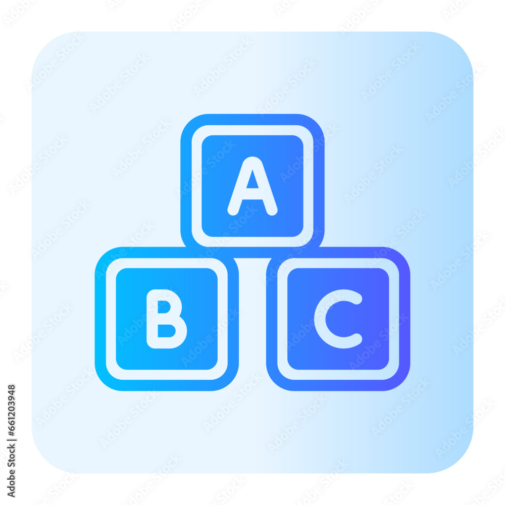 blocks gradient icon blocks gradient icon