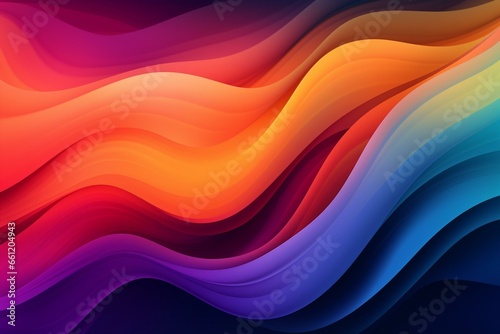 vibrant, abstract backdrop with smooth lines. Generative AI