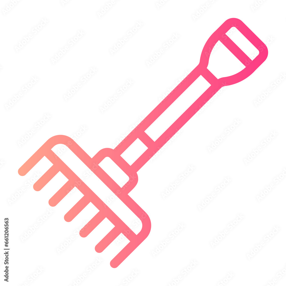 rake gradient icon rake gradient icon