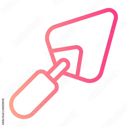 trowel gradient icon