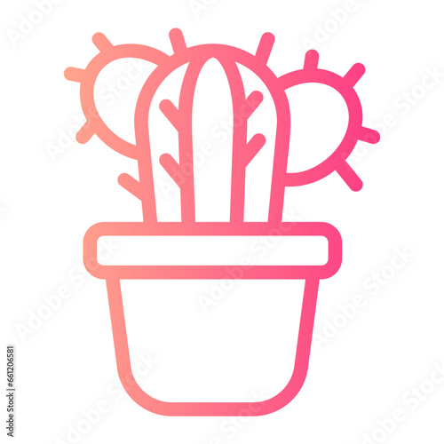 cactus gradient icon © ajat