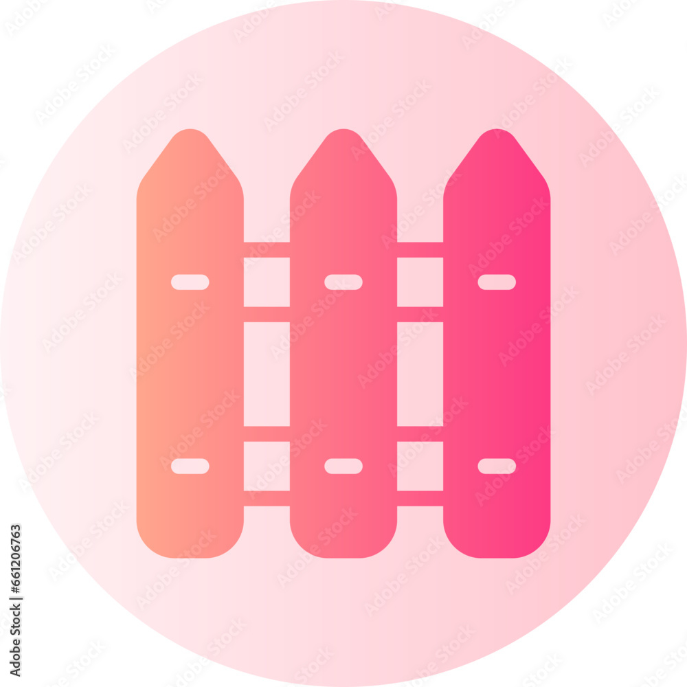 fence gradient icon fence gradient icon