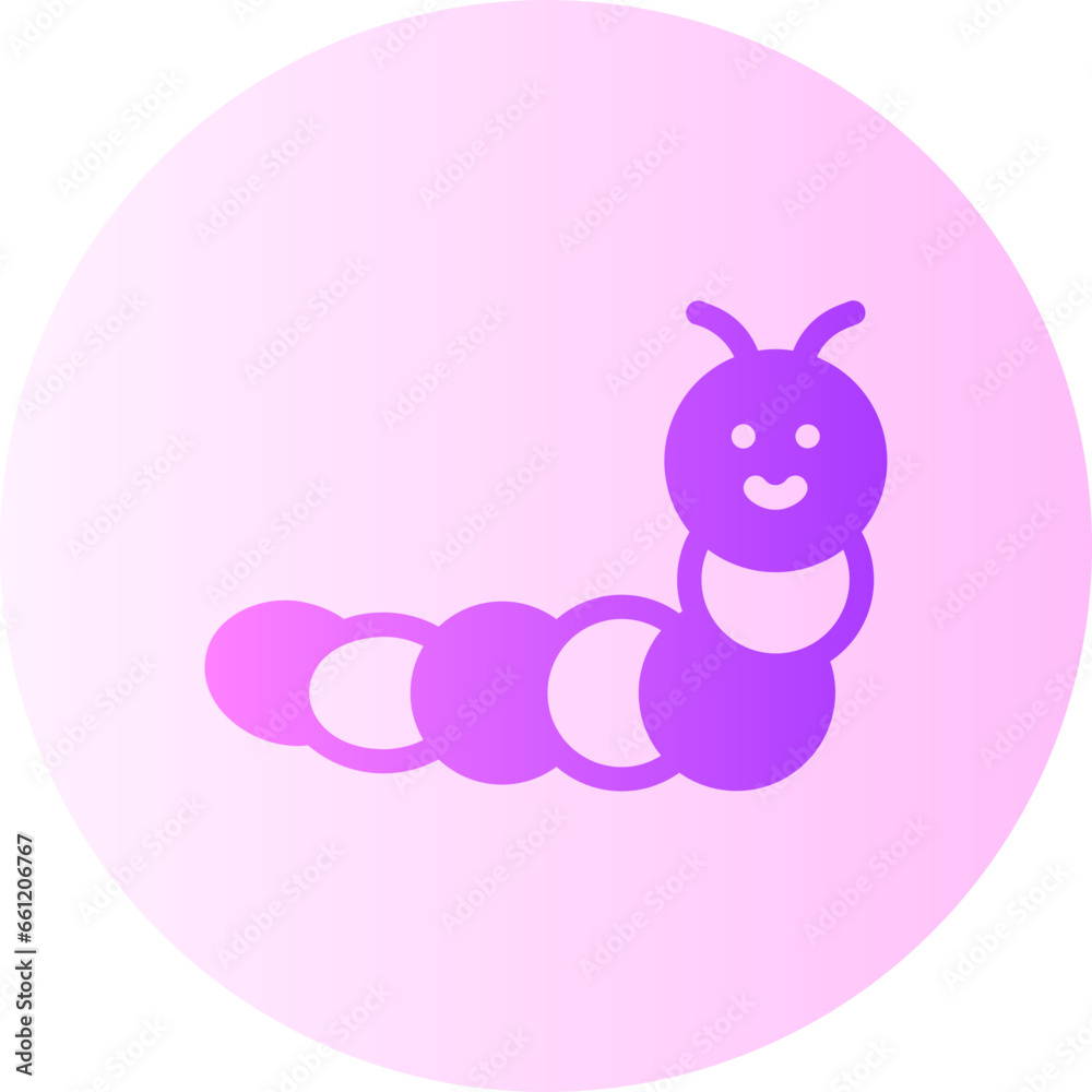 caterpillar gradient icon caterpillar gradient icon
