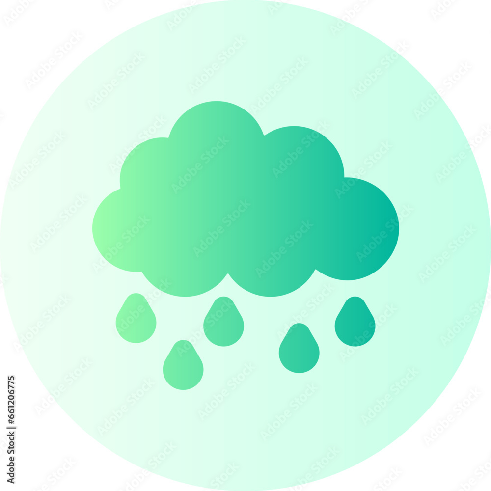 rainy gradient icon rainy gradient icon