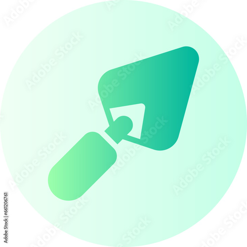 trowel gradient icon