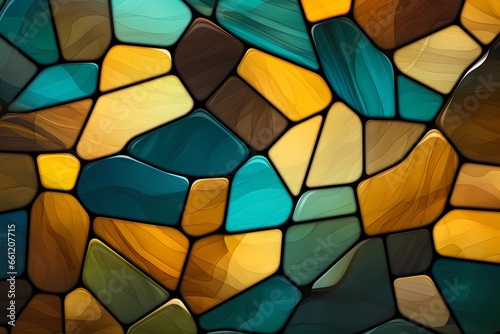seamless pattern with  stained glass tilesseamless pattern with  stained glass tiles