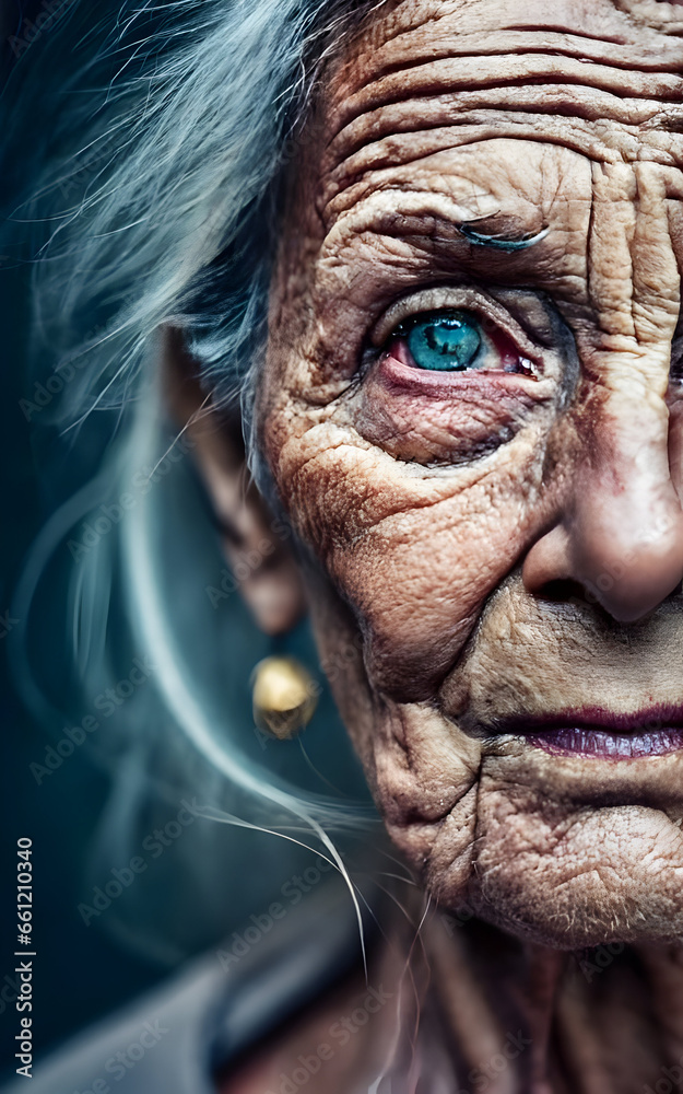 Portrait of an old woman Portrait of an old woman
