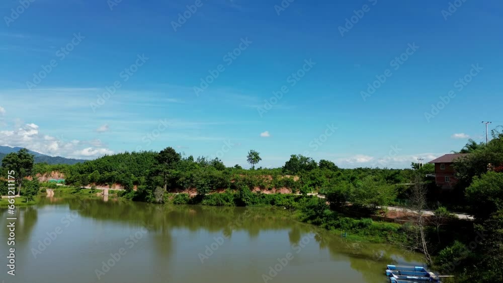 landscape Aerial View Drone in Laos landscape Aerial View Drone in Laos
