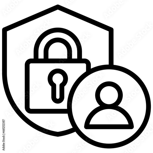 Security Access Control Outline Icon
