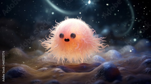 A cute little bacteria ghost from the planet Europa