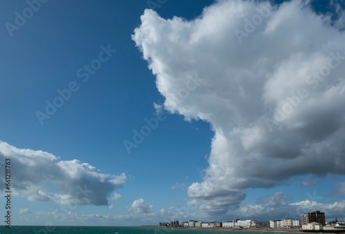 europe, UK, England, Sussex, Worthing dramatic cloud © charles