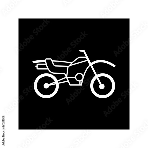 track motorbike vector icon