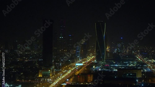 Wallpaper Mural Sparkling Lights Of Desert City - Saudi Arabia Torontodigital.ca