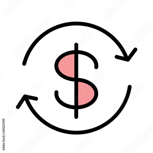 Baht Currency Conversion Icon