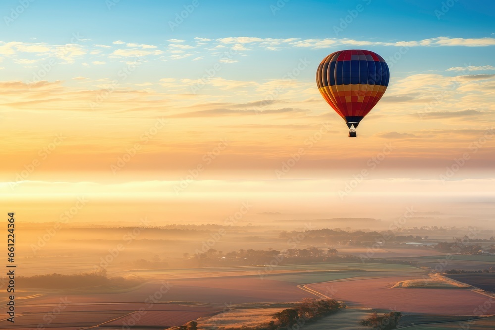 Naklejka premium Dawn's Delicate Dance