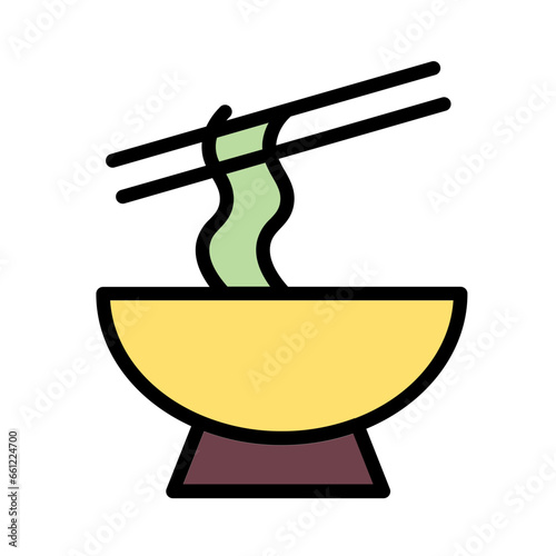 Cuisine Noodle Bowl Icon